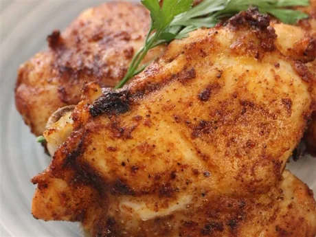 Muslos de pollo muy crujientes