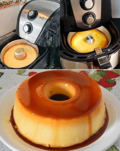 Flan de leche perfecto en Air Fryer